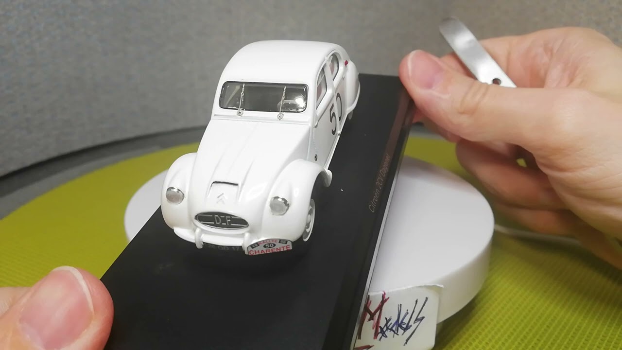 Citroen 2CV Dagonet 1956 Rallye des Carentes Rigeade  - Ecurie Ocean Norev 1/43 Rally Car Models