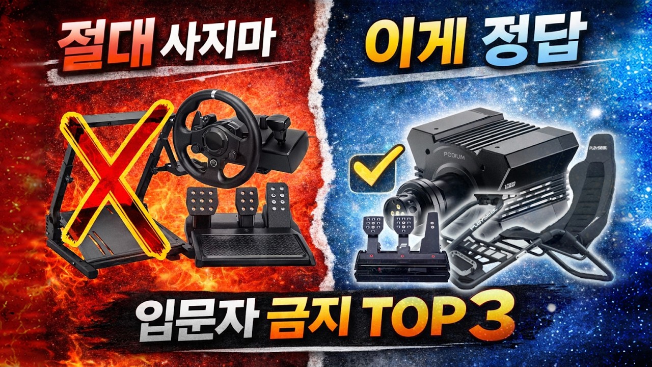 심레이싱 입문자, 이 장비 샀다가 돈 두 번 씁니다 (입문 금지 TOP3)