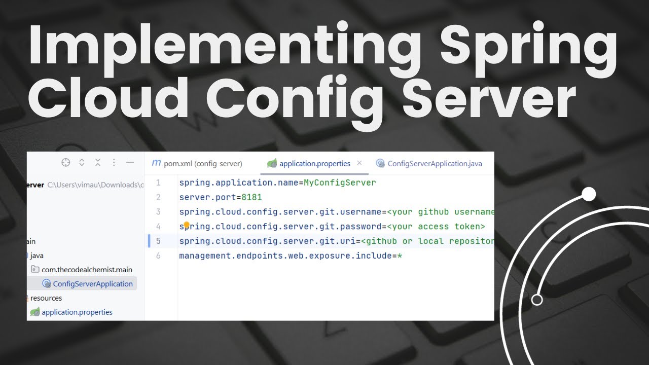 Implementing Spring Cloud Config Server | Microservice Configurations