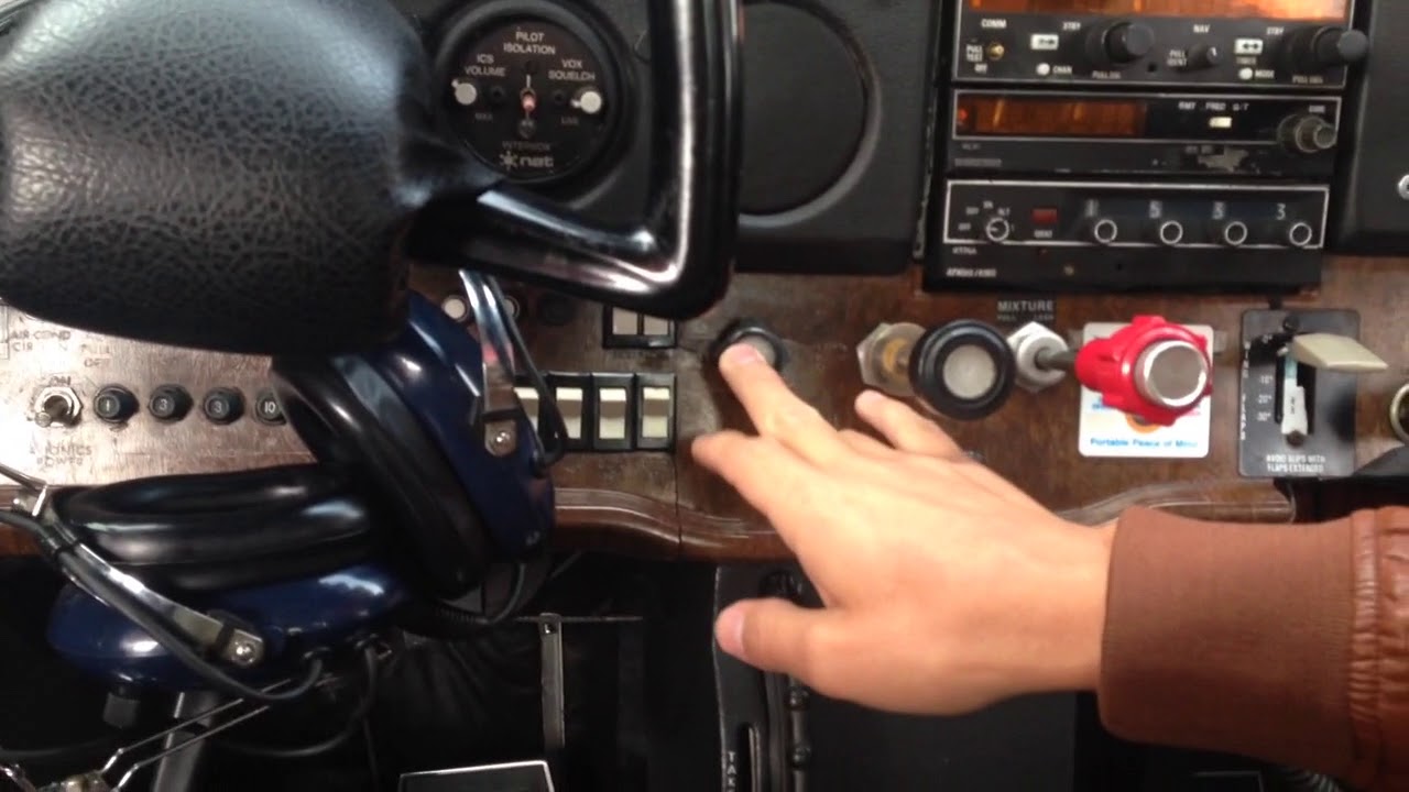 Instrumentos de un Cessna 172