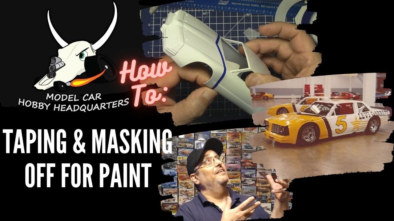 How To Tape off Paint Parting Lines to match Your Decals On Your Model Car Build Ep.229