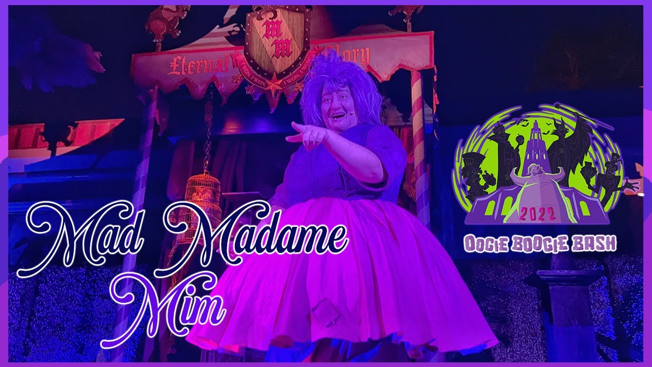 Mad Madame Mim at Oogie Boogie Bash | Disney California Adventure 2022