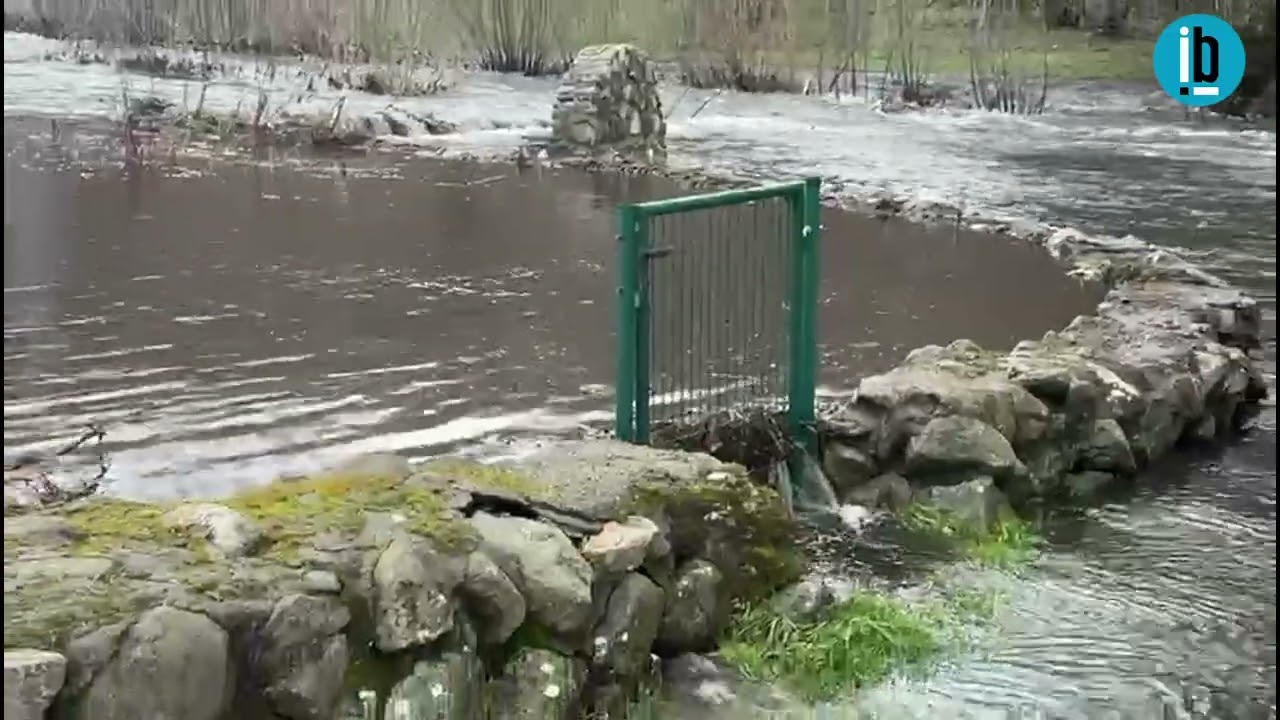 El Forcadura baja bravo y negro por Vigo de Sanabria