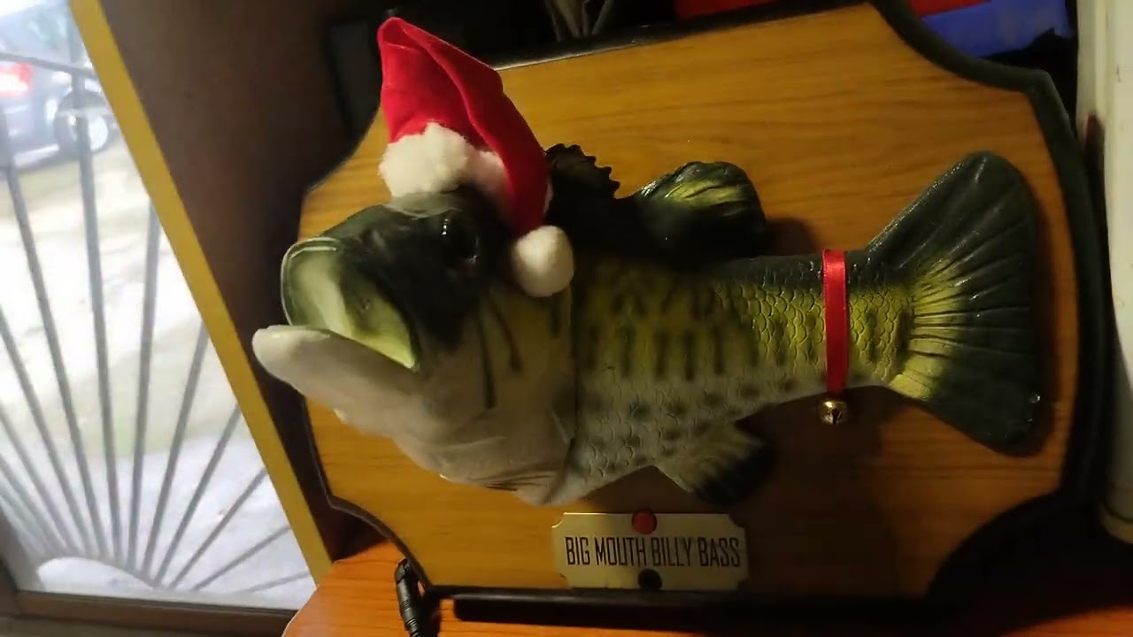 Christmas big mouth billy bass (twas the night before christmas gen 1)