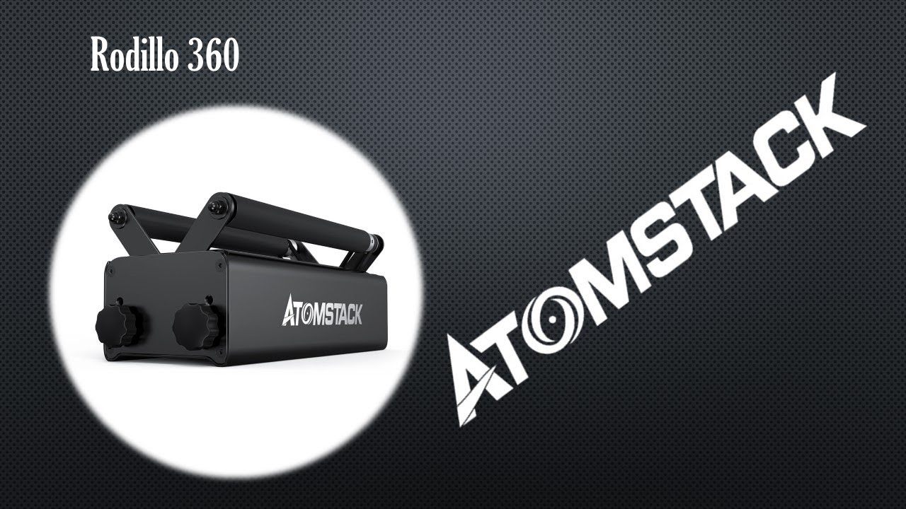 Reseña Rodillo Atomstack R3 Para Objetos Cilíndricos Con 360°