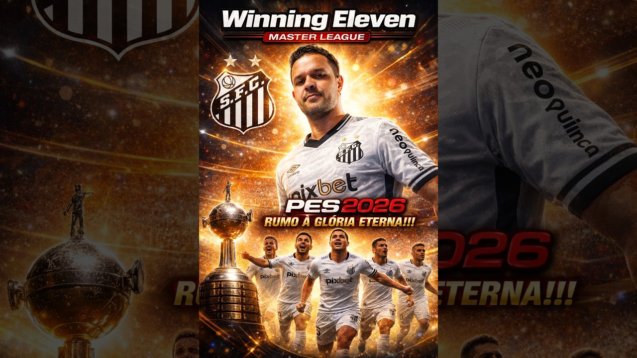🔴MASTER LEAGUE SANTOS PES 2026 🔴RUMO A GLORIA ETERNA 🔴