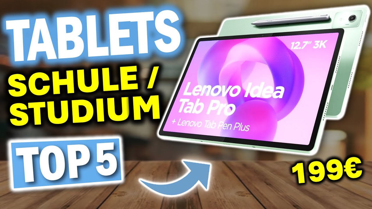 Die 5 besten Tablets für Schule & Studium 2026 | Top 5 Tablets für Uni, Schule