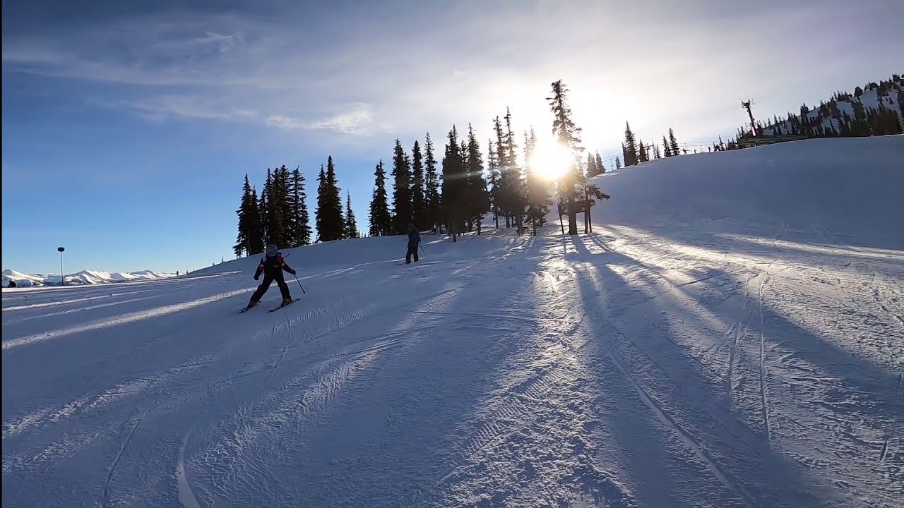 Marmot Basin-Tranquilizer run top to bottom 2021