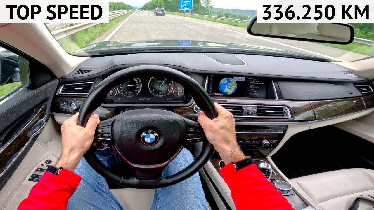 2015 BMW 730d [3.0 - 258 HP] POV Test Drive 4K |Top Speed Autobahn