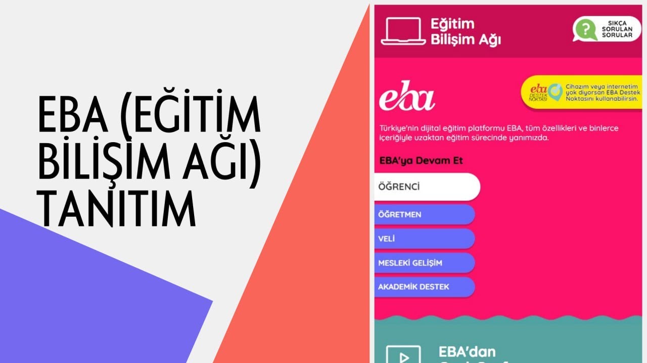 EBA TANITIM (EĞİTİM BİLİŞİM AĞI)