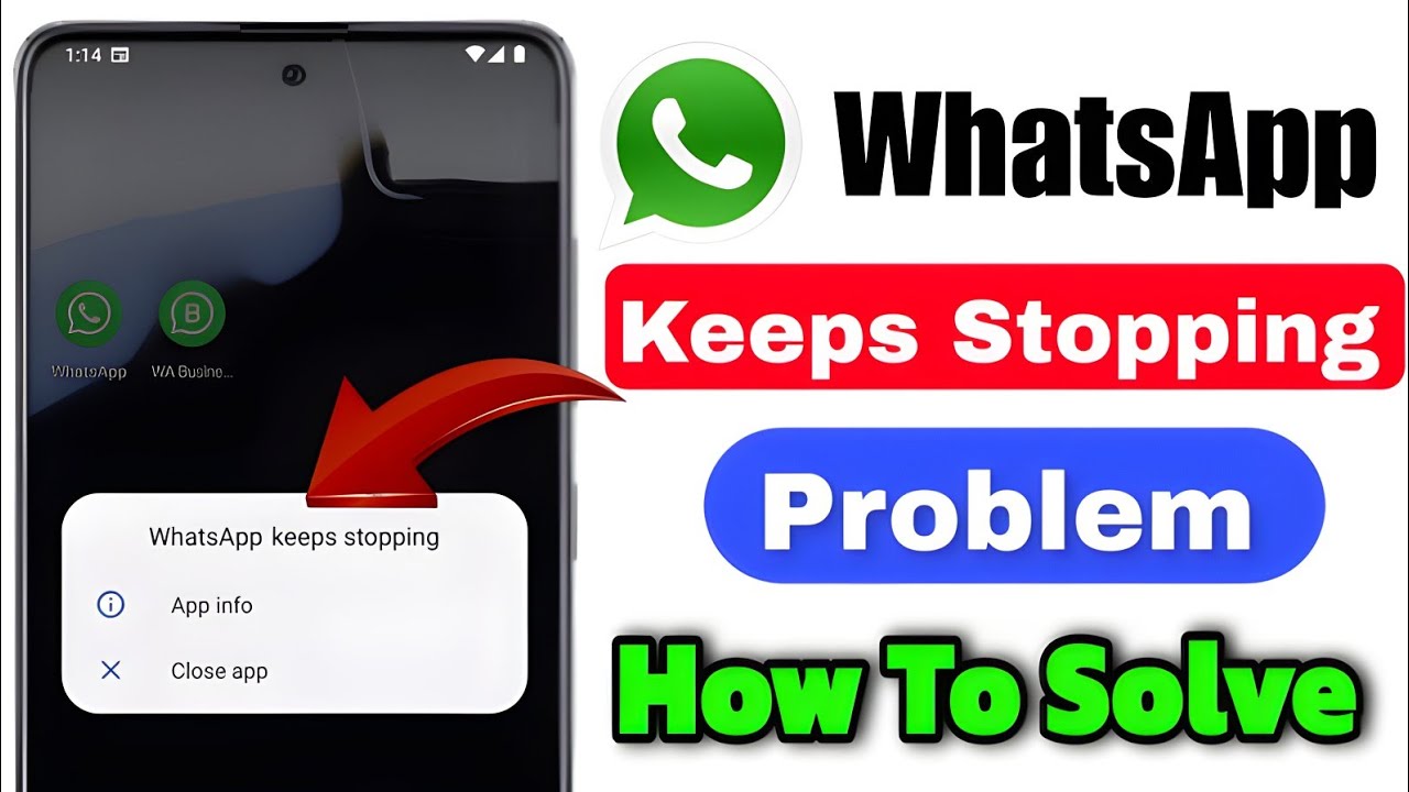 whatsapp keeps stopping problem hindi | whatsapp close app problem | keeps Stopping problem