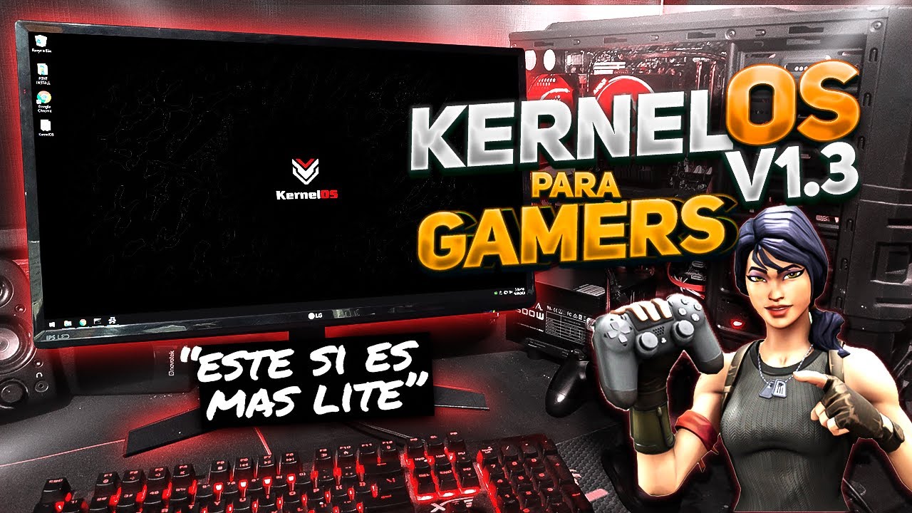 El MEJOR Windows KernelOS? / El MAS RAPIDO y LITE / Para GAMERS Test / Puntos BUENOS y MALOS