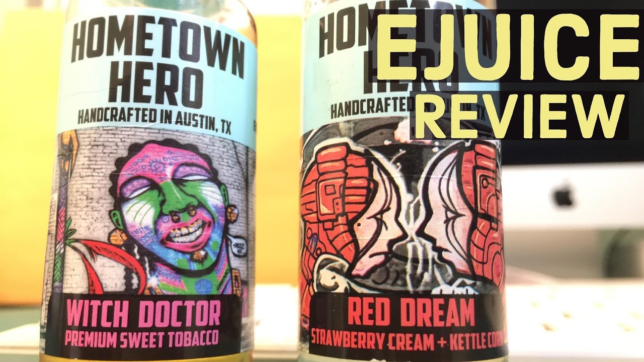 Hometown Hero Vapor Ejuice Review WHAT DOES IT TASTE LIKE?