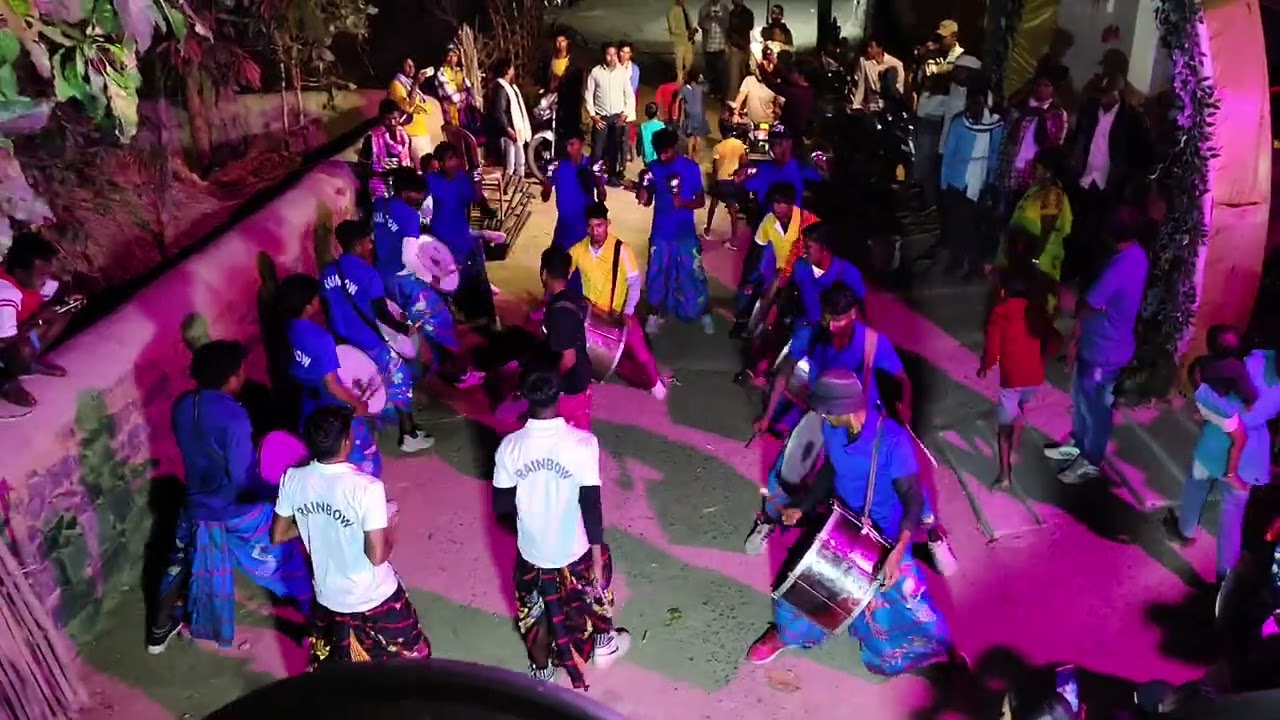 Rainbow 🌈 Tasha 🥁Party Video 2025// Santhali 🎻Song// #viral_ #2025