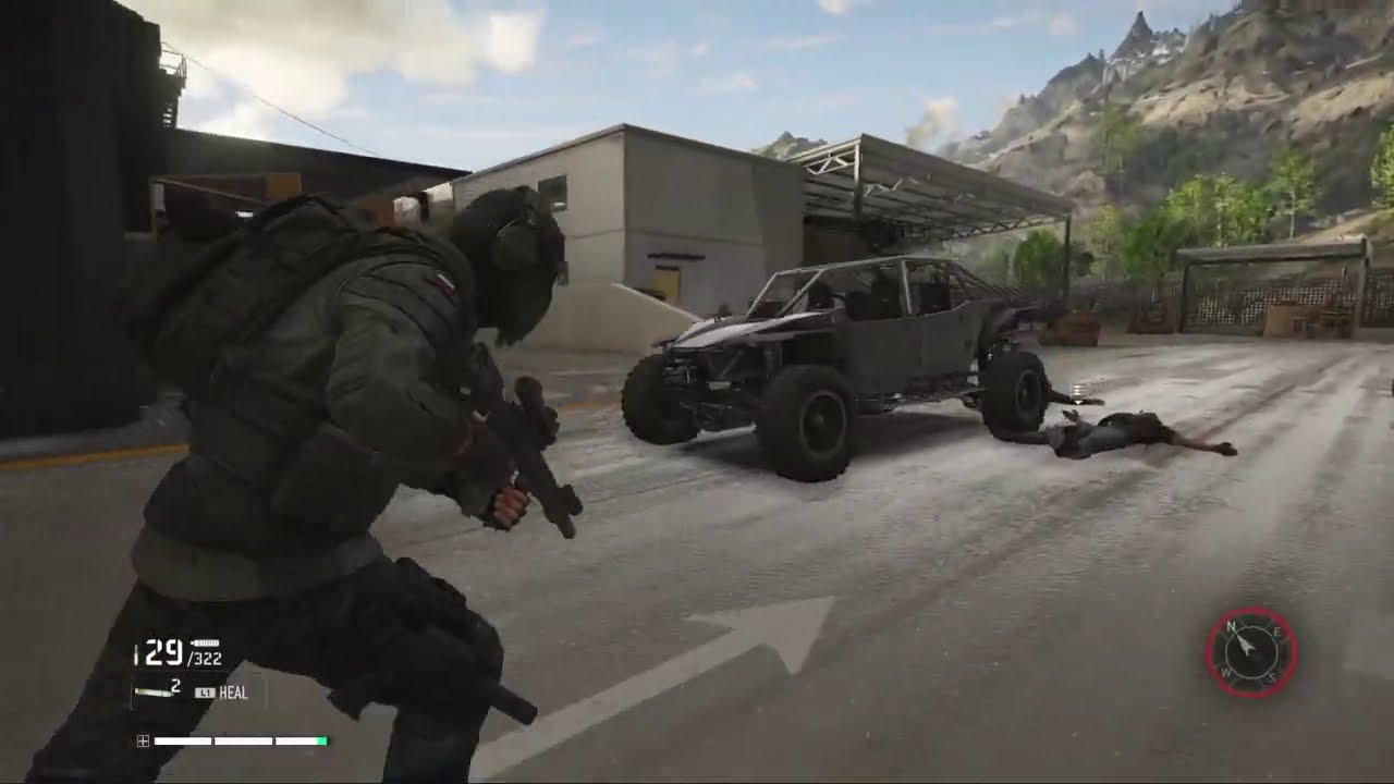 Infiltration with a 416 & USP Tactical in Ghost Recon: Breakpoint