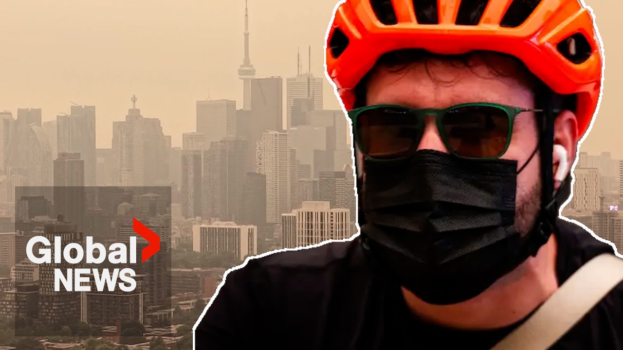 Toronto under orange air quality warning as wildfire smoke persists