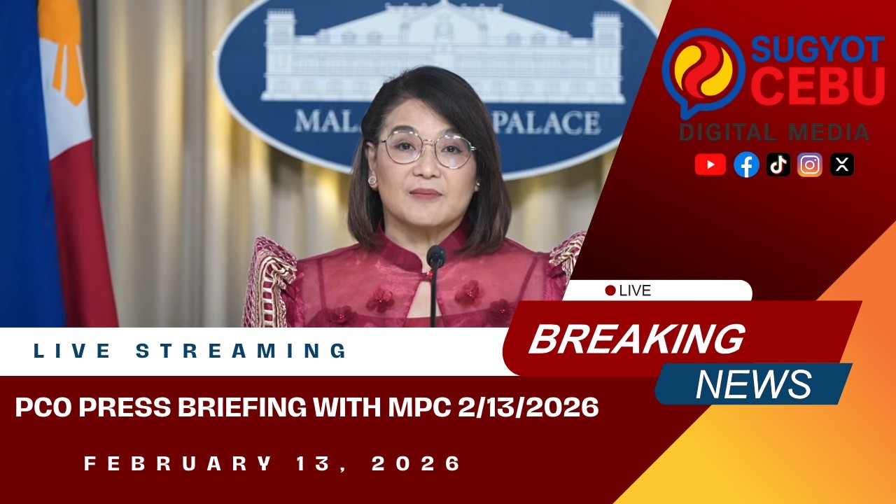 🔴LIVE: PCO Press Briefing with MPC 2/13/2026