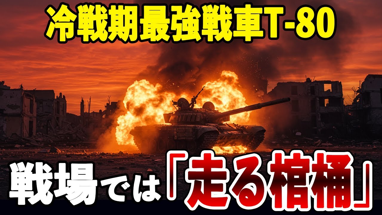 【ゆっくり軍事】最強と言われた戦車T-80──実は“即死マシン”だった？【軍事解説】