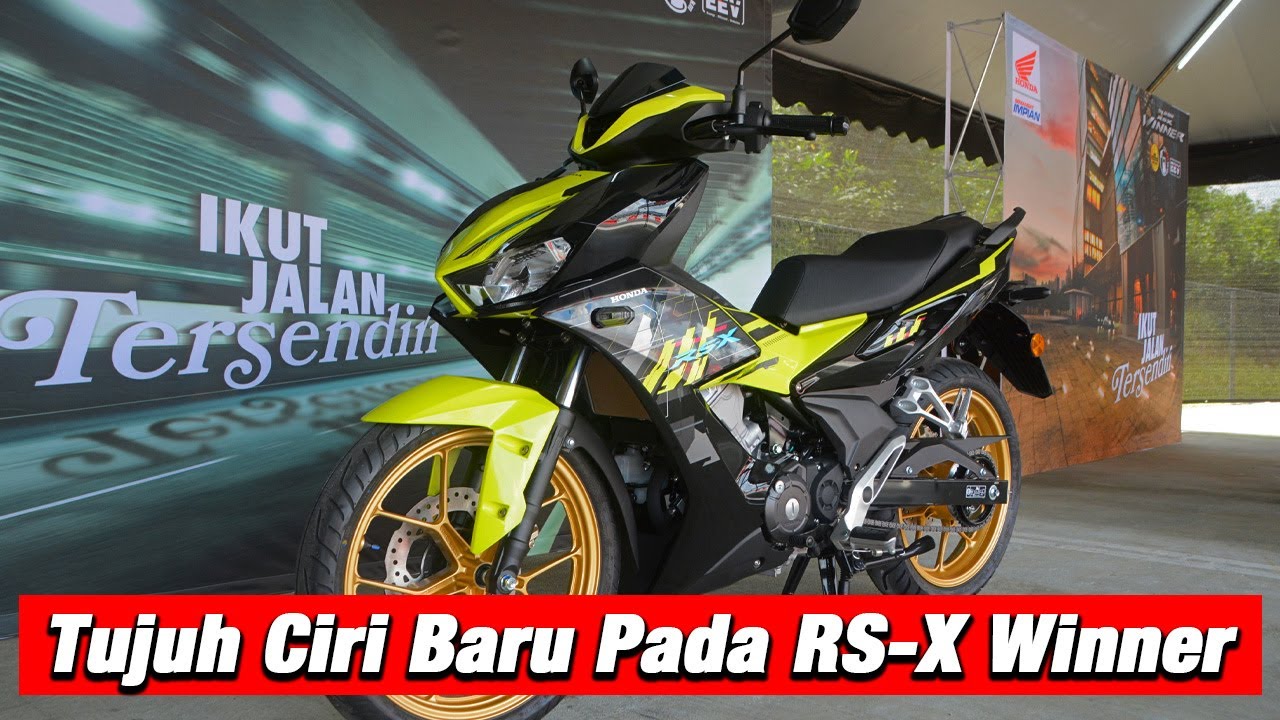 Tujuh Benda Baru Pada Honda RS-X Winner 2025