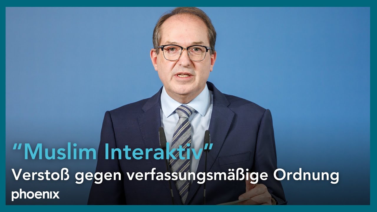 Innenminister Dobrindt zum 