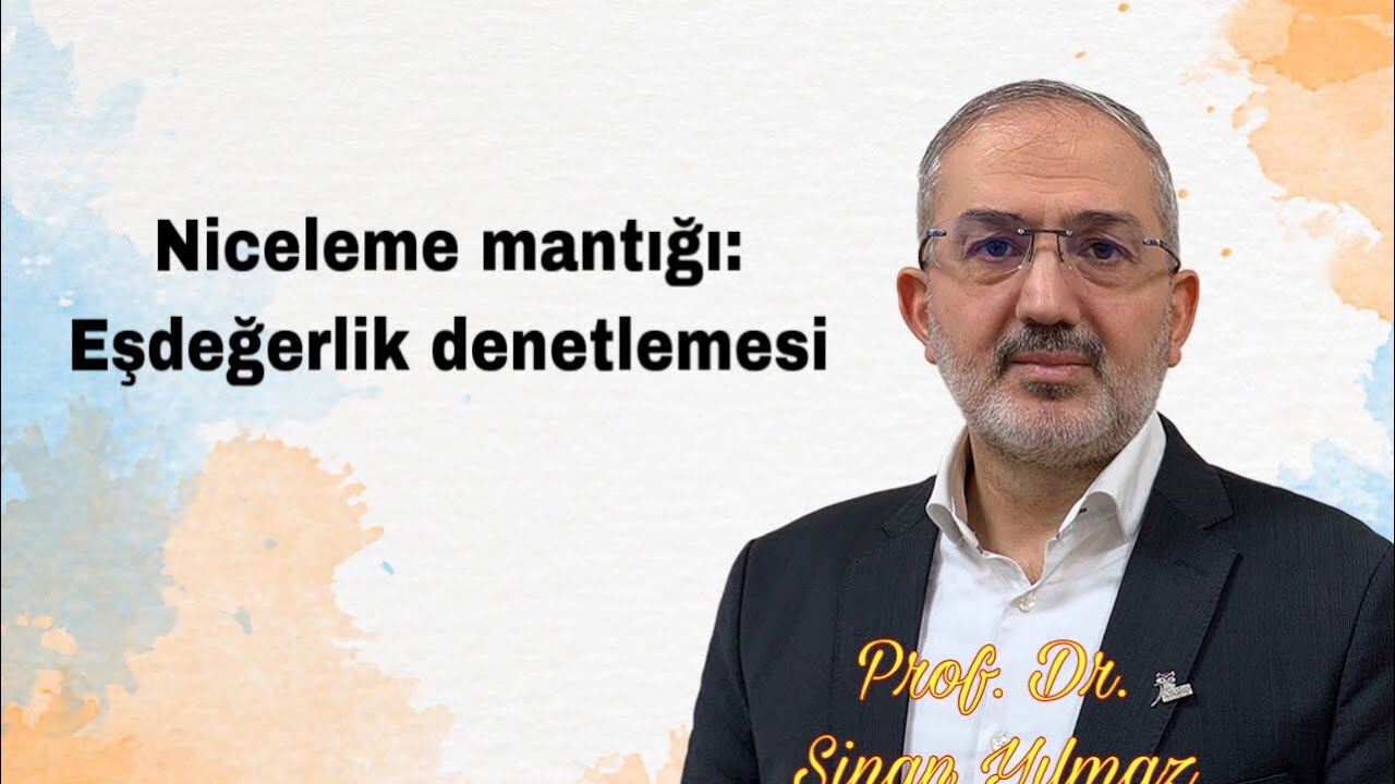 Niceleme mantığı: Eşdeğerlik denetlemesi