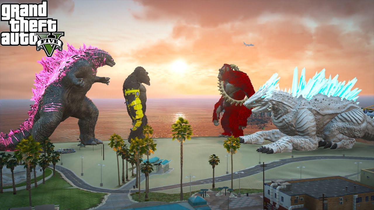 Godzilla x Kong 2024 - The New Empire ( GTA V Mods )