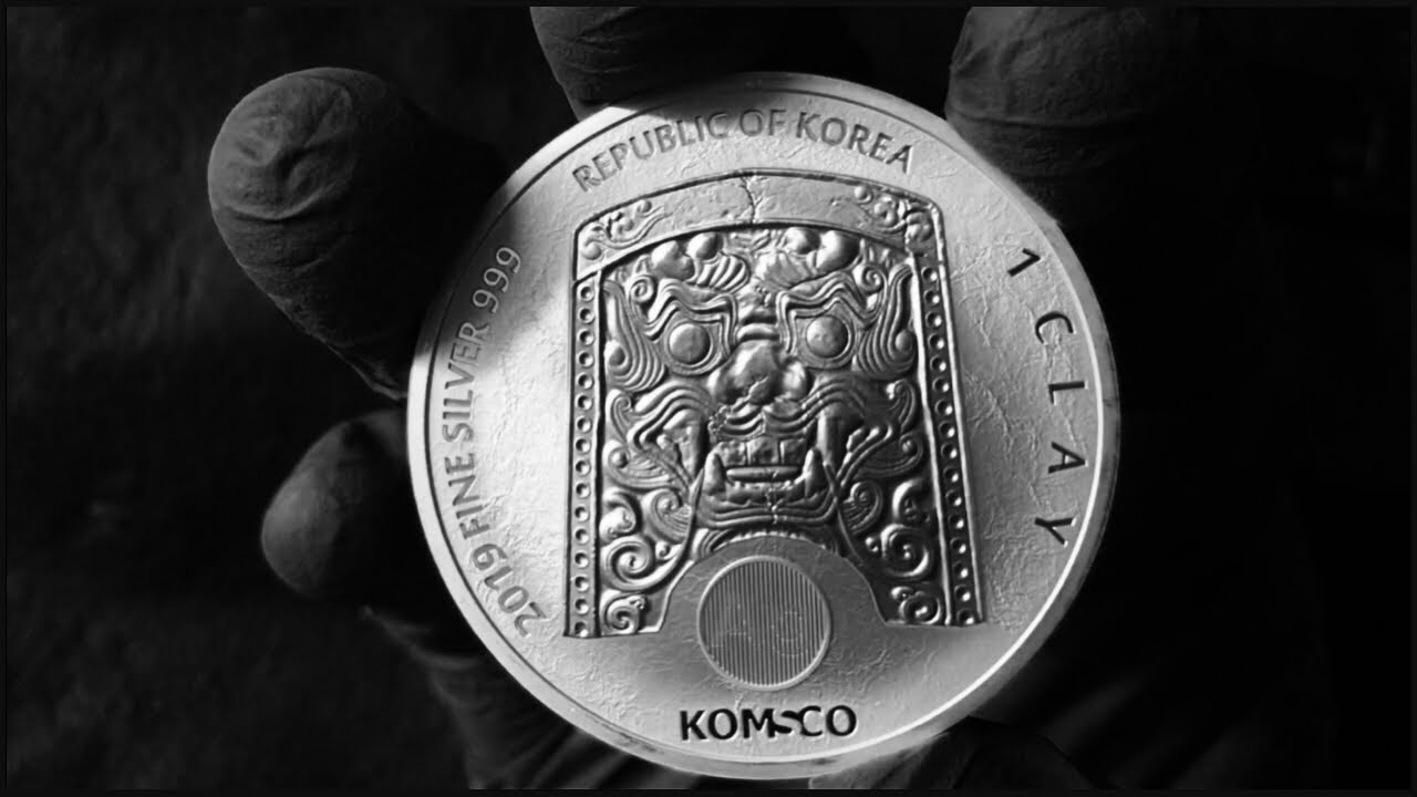 2019 South Korean Zi:Sin Scrofa 1 oz Silver Medallion