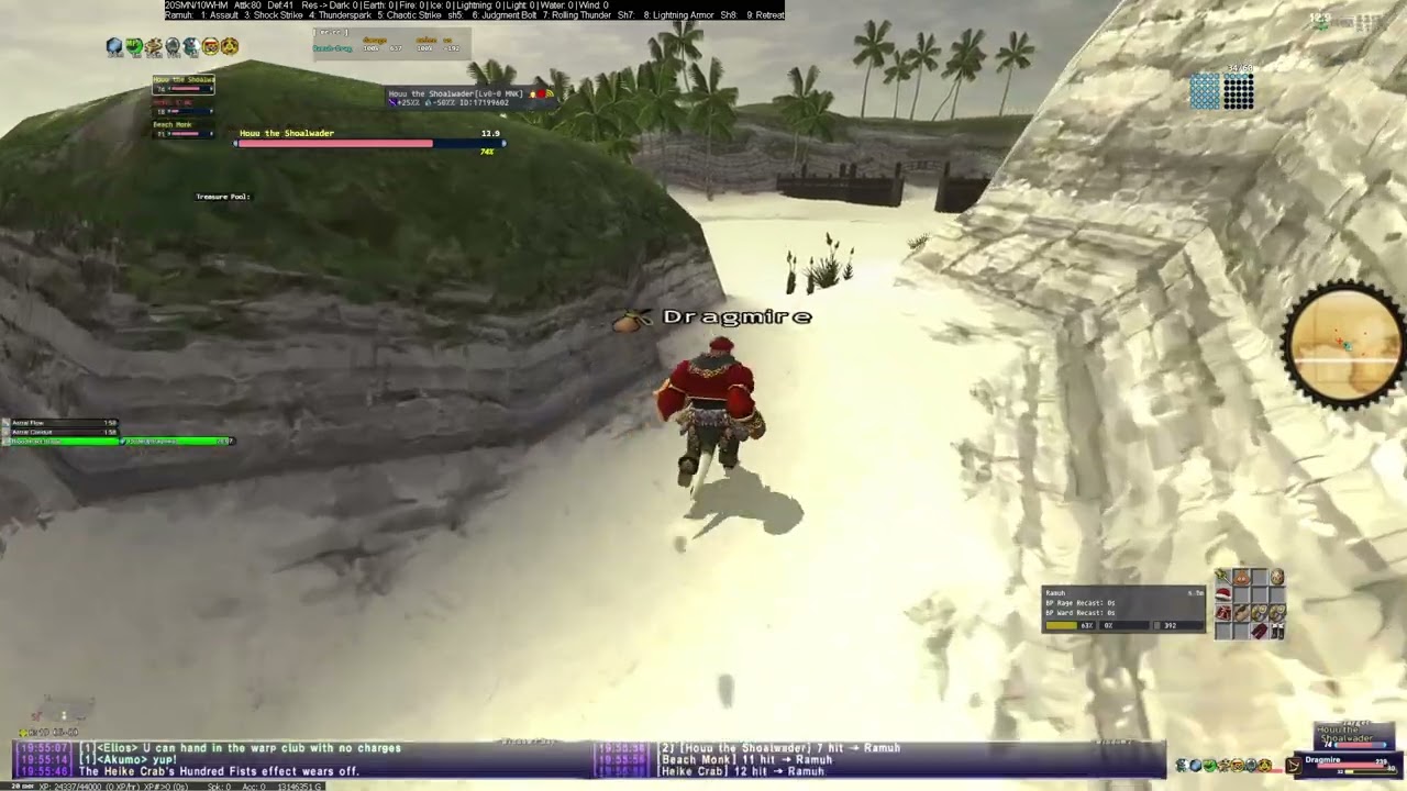 FFXI HorizonXI - Pirate's Chart Quest - SMN Solo [3, M. Kris]