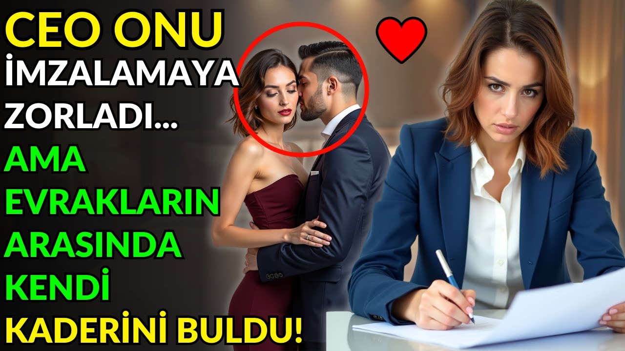 CEO ONU İMZALAMAYA ZORLADI... AMA EVRAKLARIN ARASINDA KENDİ KADERİNİ BULDU!