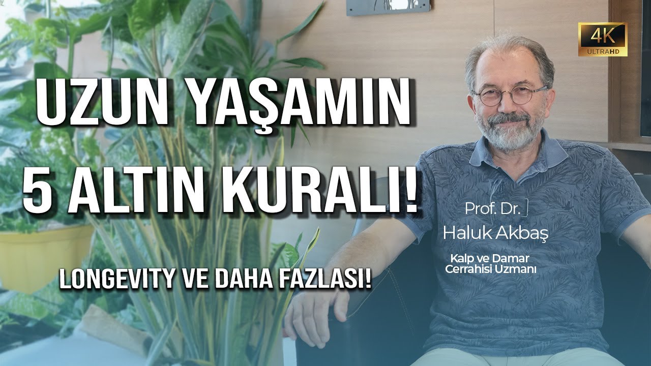 Uzun Yaşamanın 5 Altın Kuralı! l #uzunyaşam #sağlıklıyaşam #longevity #antiaging #sağlıklıyaşam