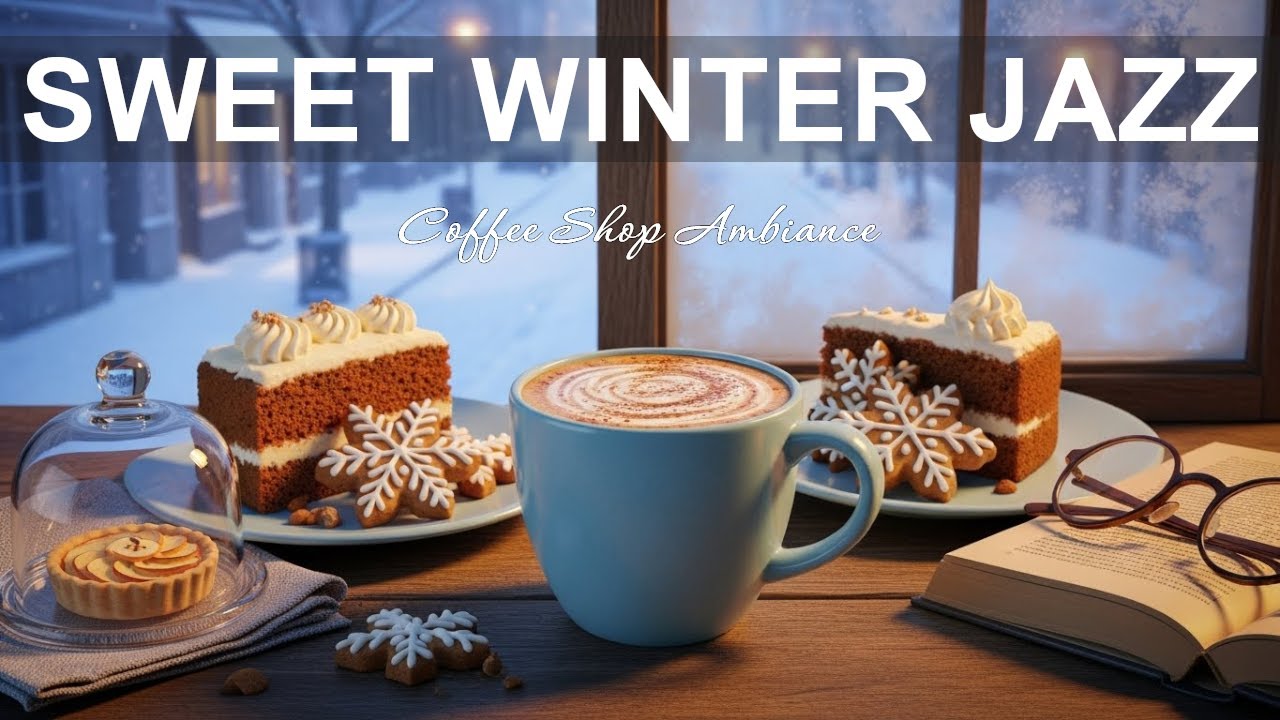 Sweet Winter Jazz☕ Bossa Nova background for Relaxing, Great Moods and Happy Moods