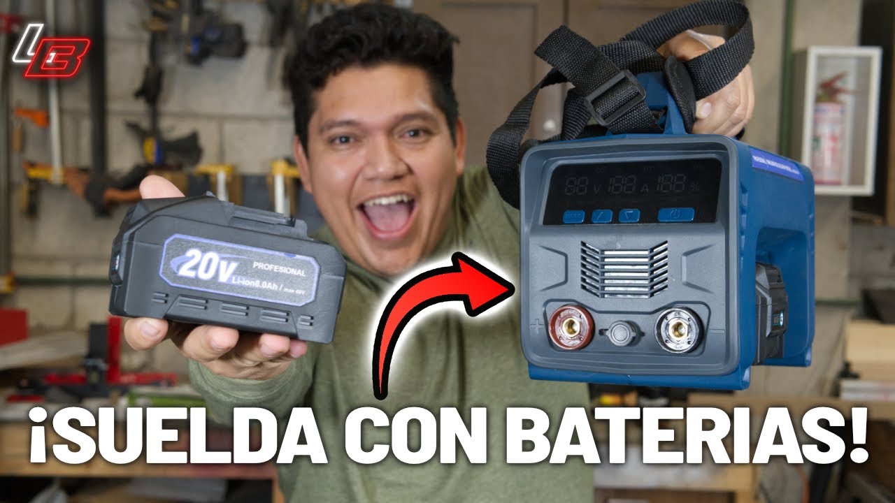 🧑🏽‍🏭 Soldadora a BATERÍAS 🔋 muuuy BARATA! 🤑
