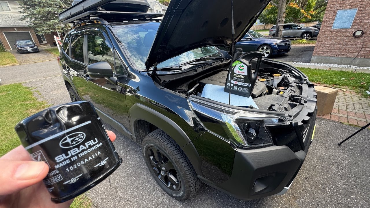 DIY OIL CHANGE - SUBARU FORESTER 2019-2024 also watch for Outback 20-25, Crosstrek 18-25 & Ascent