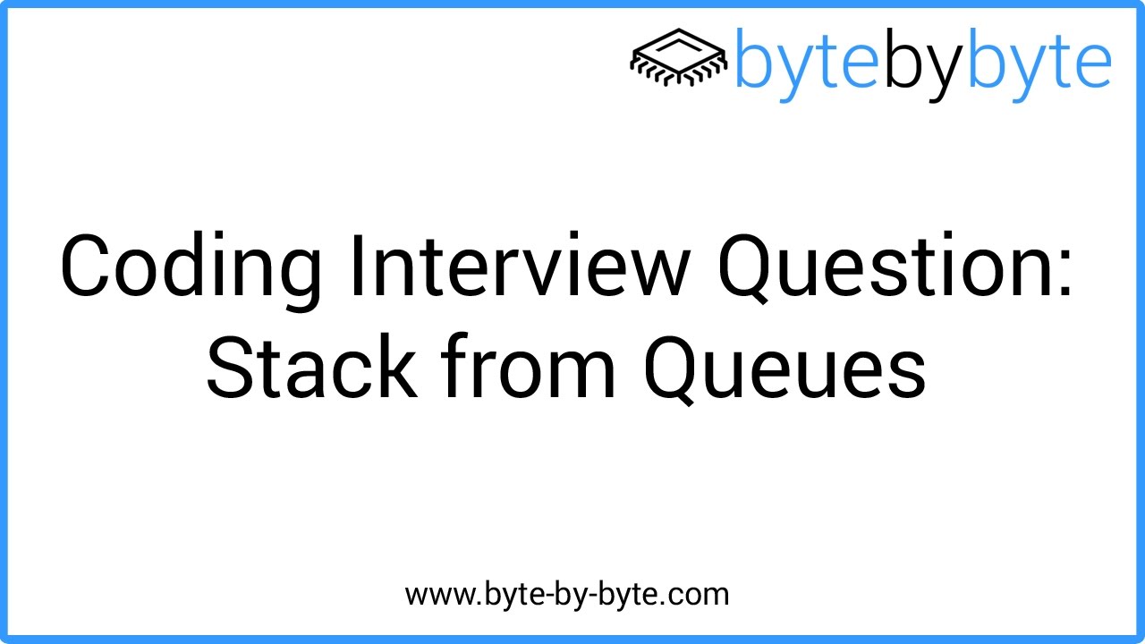 Interview Question: Stack from Queues
