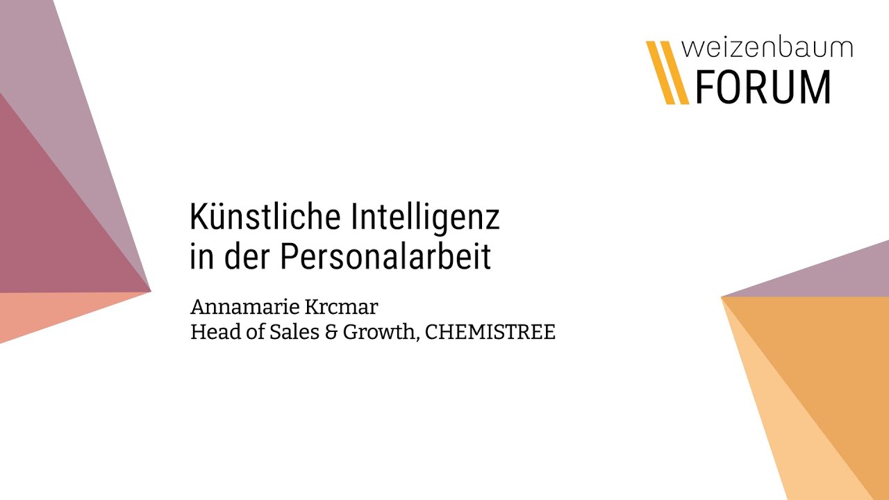 Weizenbaum-Forum Okt 25 | Impuls Annamarie Krcmar zu 