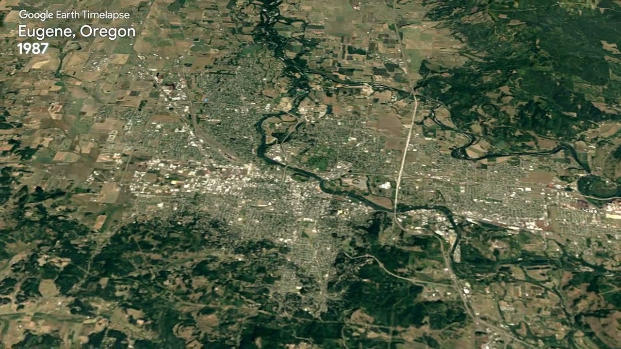 Eugene, Oregon - Earth Timelapse