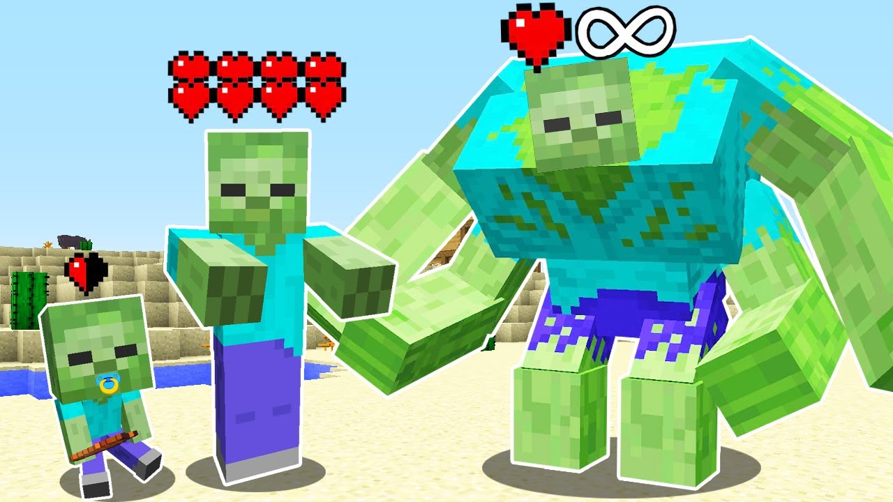ZOMBİ HAYATI 😱 - Minecraft