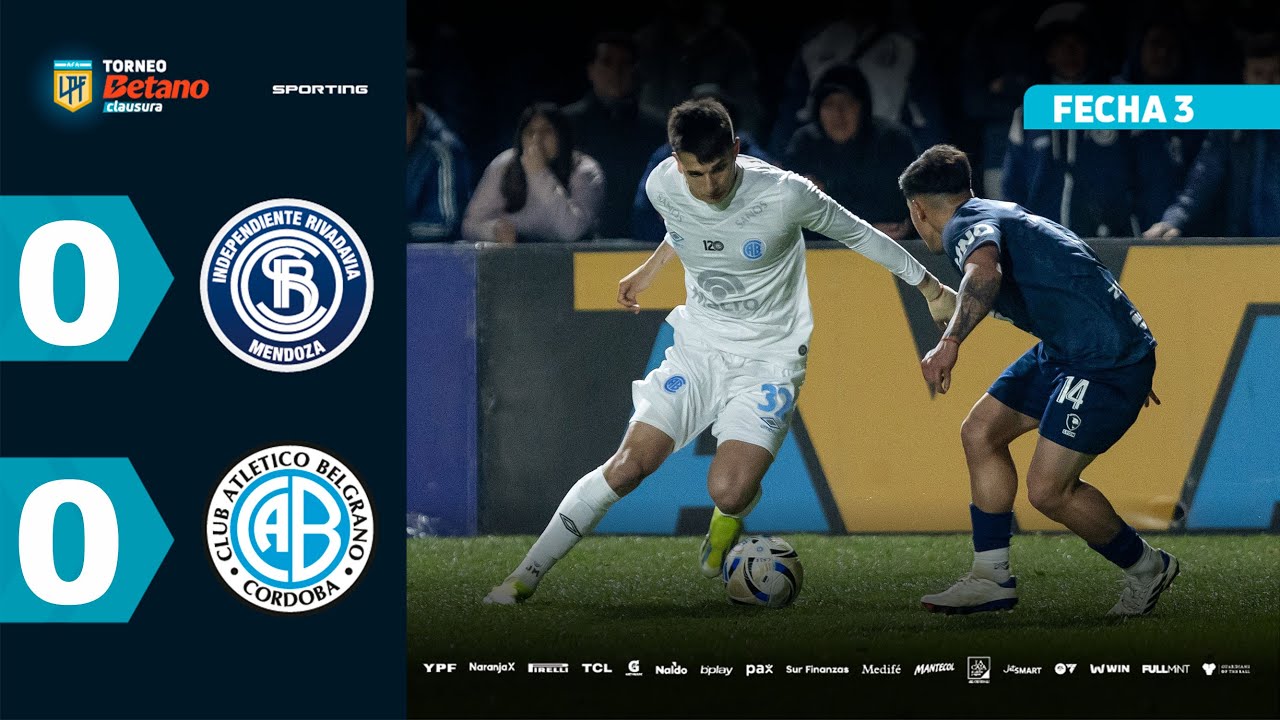 INDEPENDIENTE RIVADAVIA 0 - 0 BELGRANO I Resumen del partido | #TorneoBetano Clausura 2025