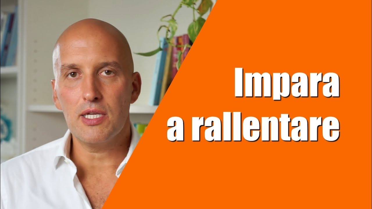 Non esagerare, impara a rallentare - Enrico Gamba