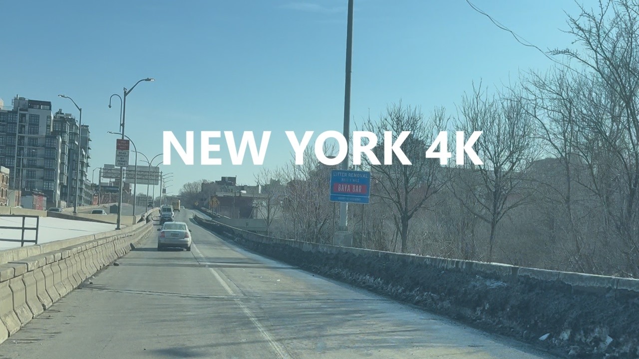 4K New York - Driving tour of Brooklyn ( Belt Pkwy & Street )