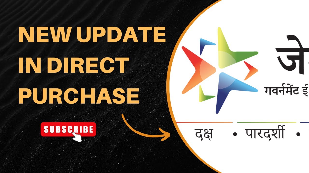 New Update in Direct Purchase l GeM Direct Purchase New Update l Direct Order on GeM