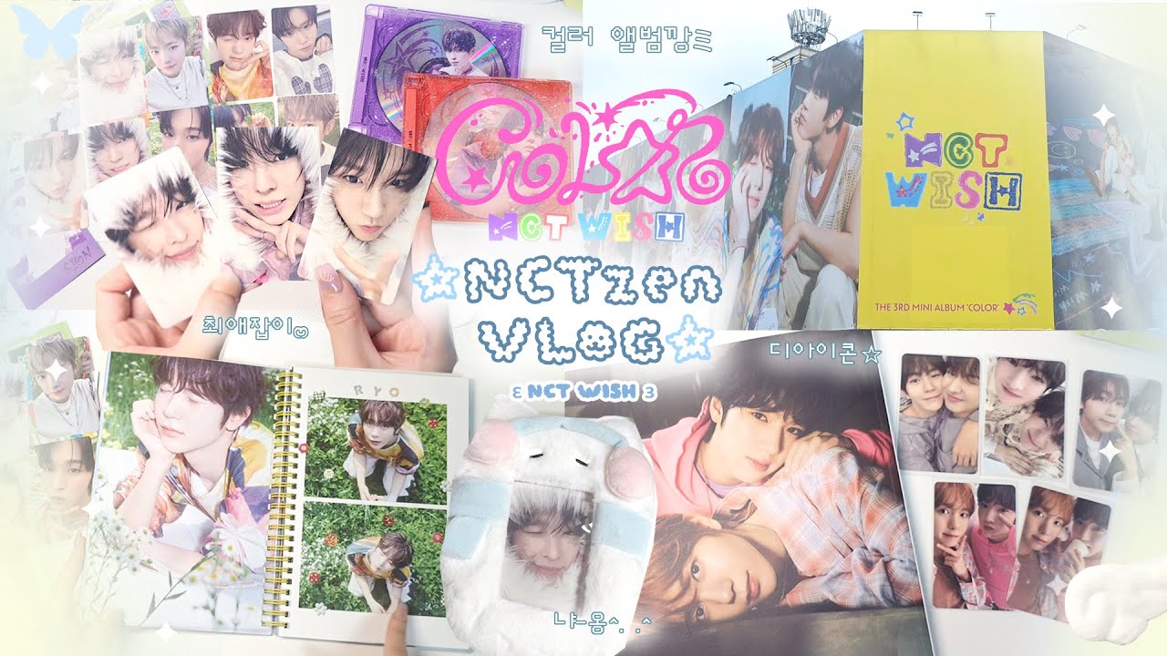 ✮시즈니 브이로그✮ ✨𝓑𝓻𝓲𝓷𝓰 𝓸𝓾𝓽 𝓽𝓱𝓮 𝓬𝓸𝓵𝓸𝓻🎨 | 위시 컬러 앨범깡 ੈ✩ • 디아이콘 • 준등기깡 • 쿨프 • NCT WISH COLOR | 위즈니