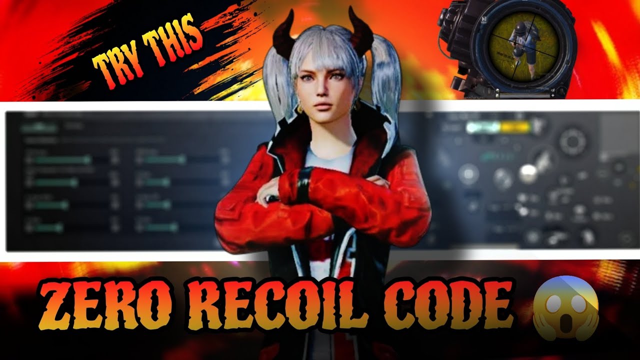Bgmi sensitivity settings 2026 😱 | Bgmi best sensitivity settings 🔥 | zero recoil code bgmi 