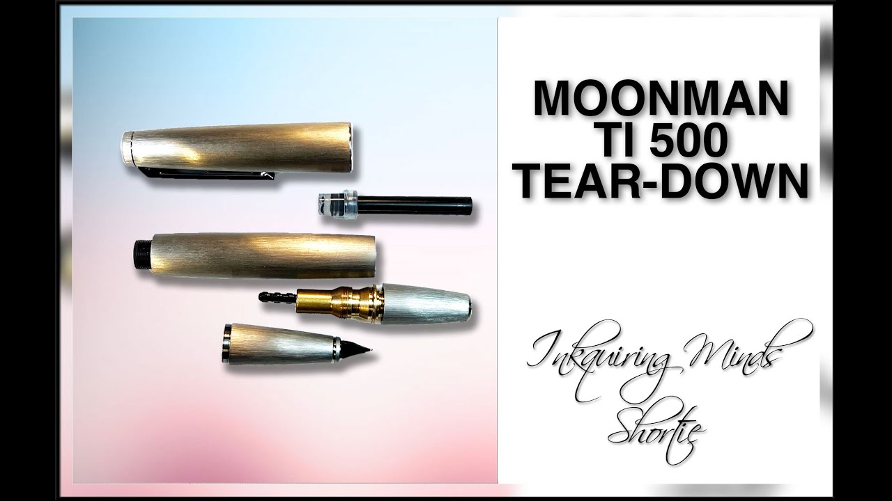 Inkquiring Minds Workbench Ep 27 - Majohn / Moonman Ti 500 Disassembly