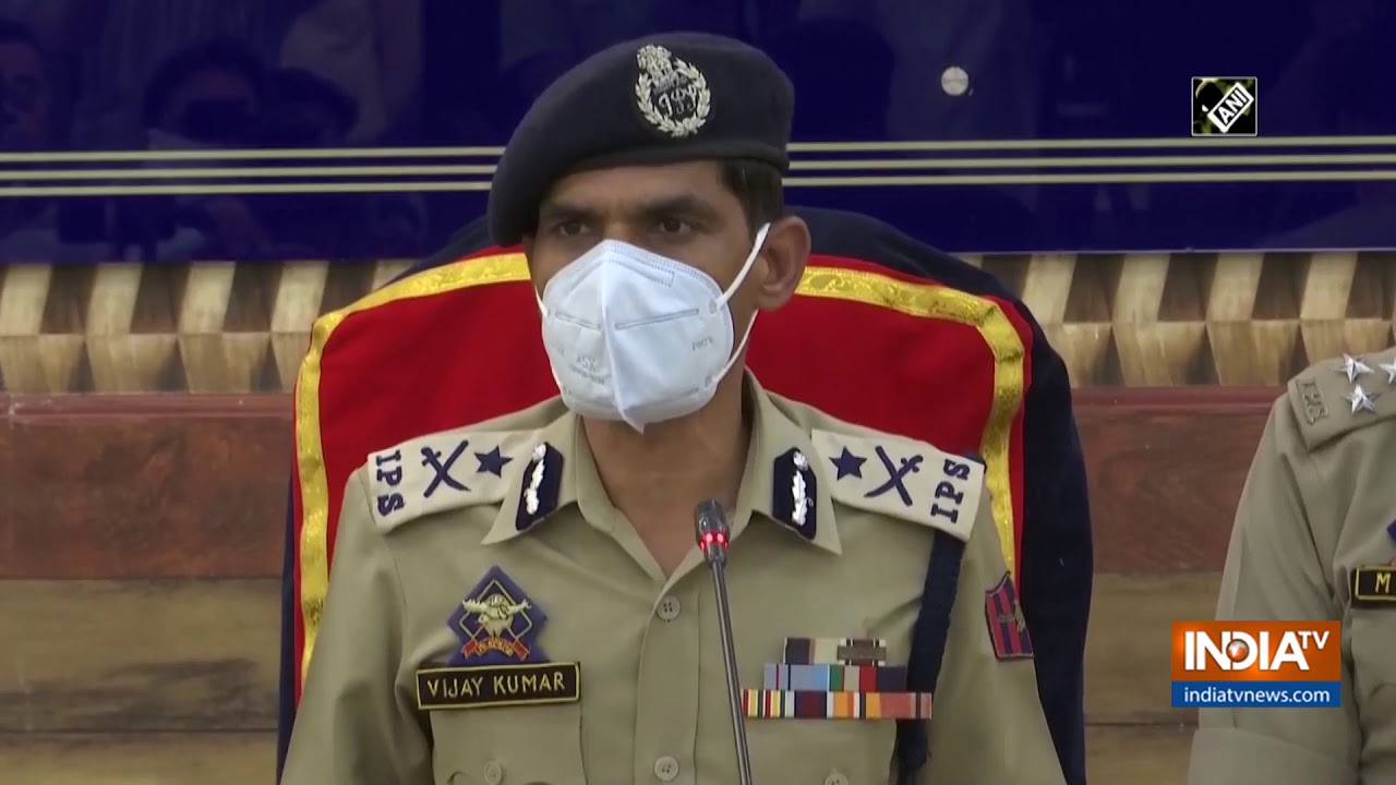 AK-47, M4 carbine recovered from JeM terrorist: Kashmir IGP