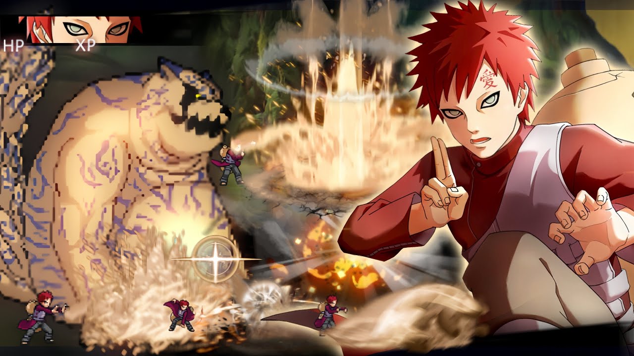火影战记 SHARE SPRITE GAARA BY FAI NARSEN‼️