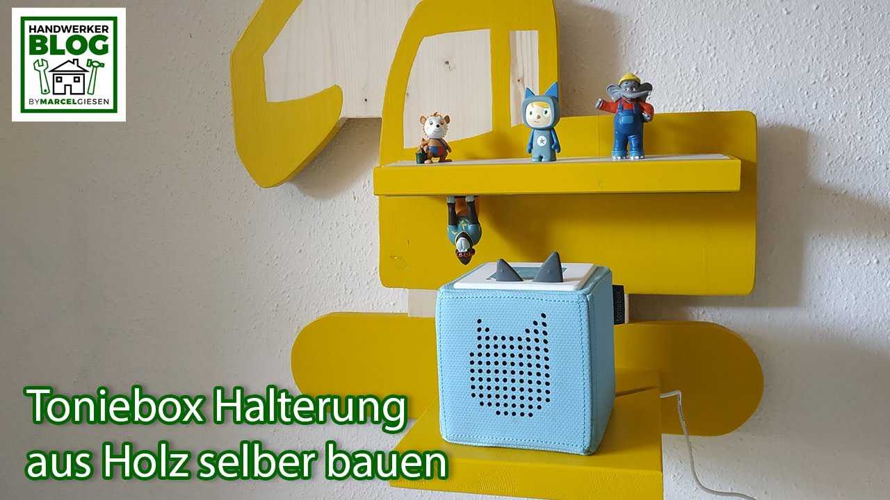 Toniebox Regal selber bauen aus Holz