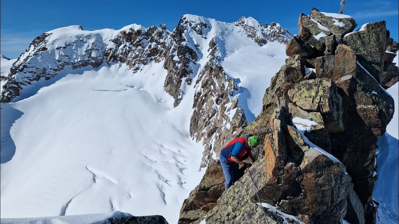 Skitour zum Wilden Hinterbergl 3291m  und Vorderer Wilder Turm 3177m