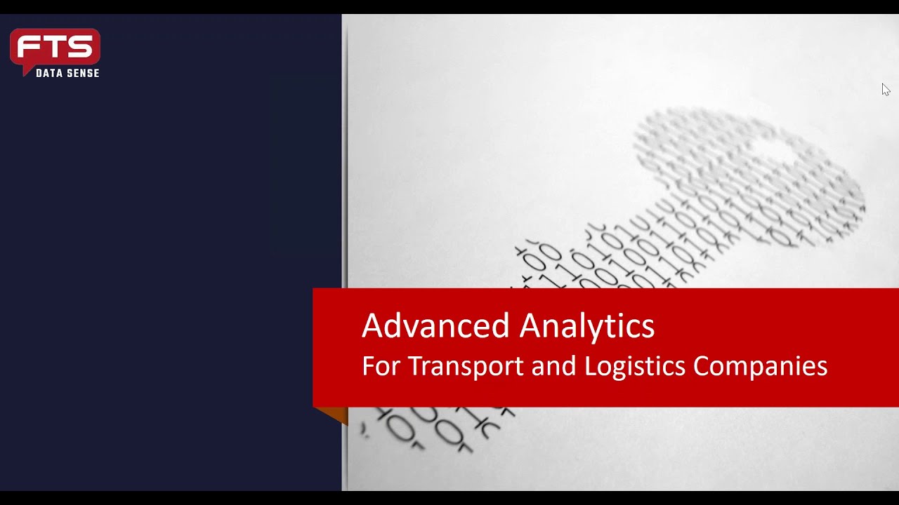 Webinar - Advanced Analytics for Transport and Logistics companies - 28.09.2018