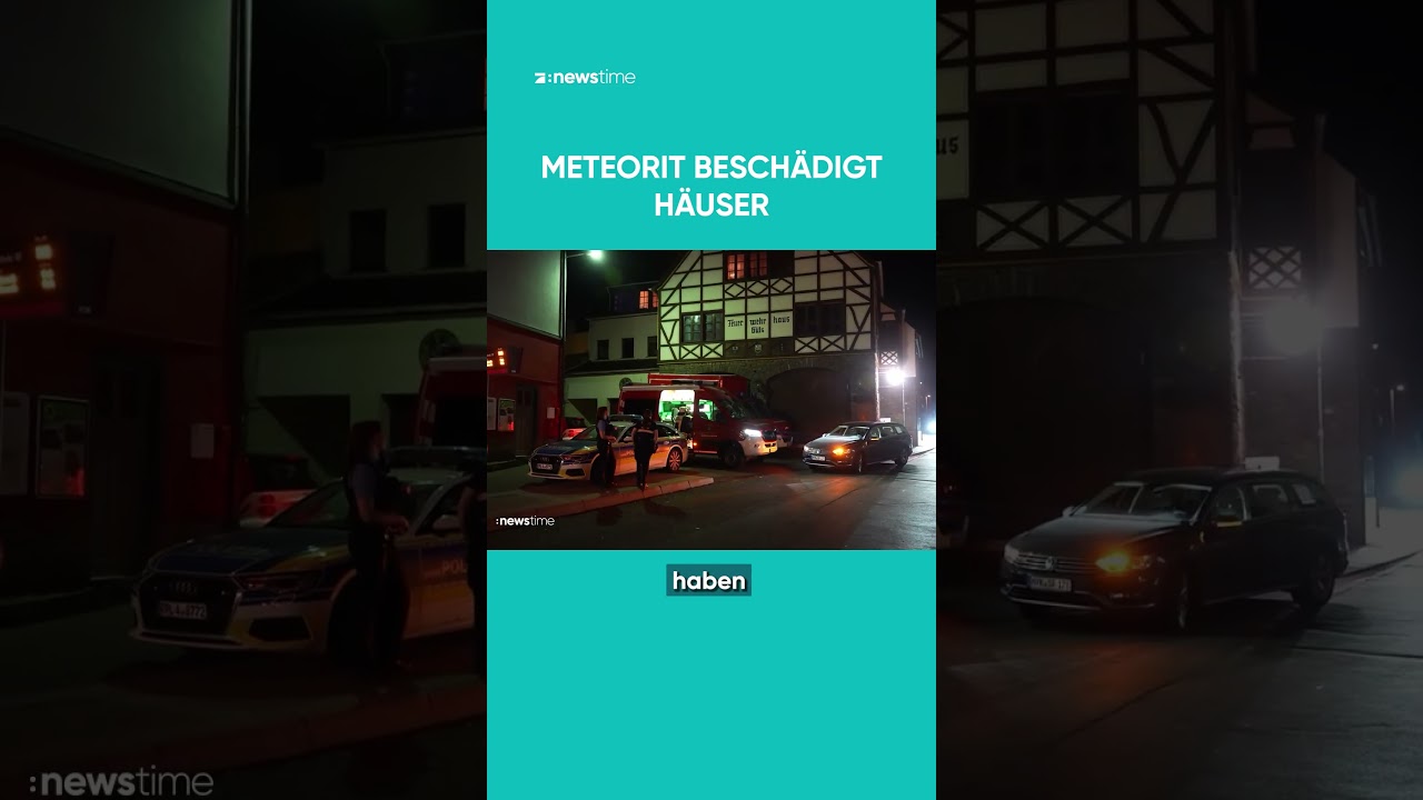 Meteorit besch&auml;digt mehrere H&auml;user im S&uuml;dwesten